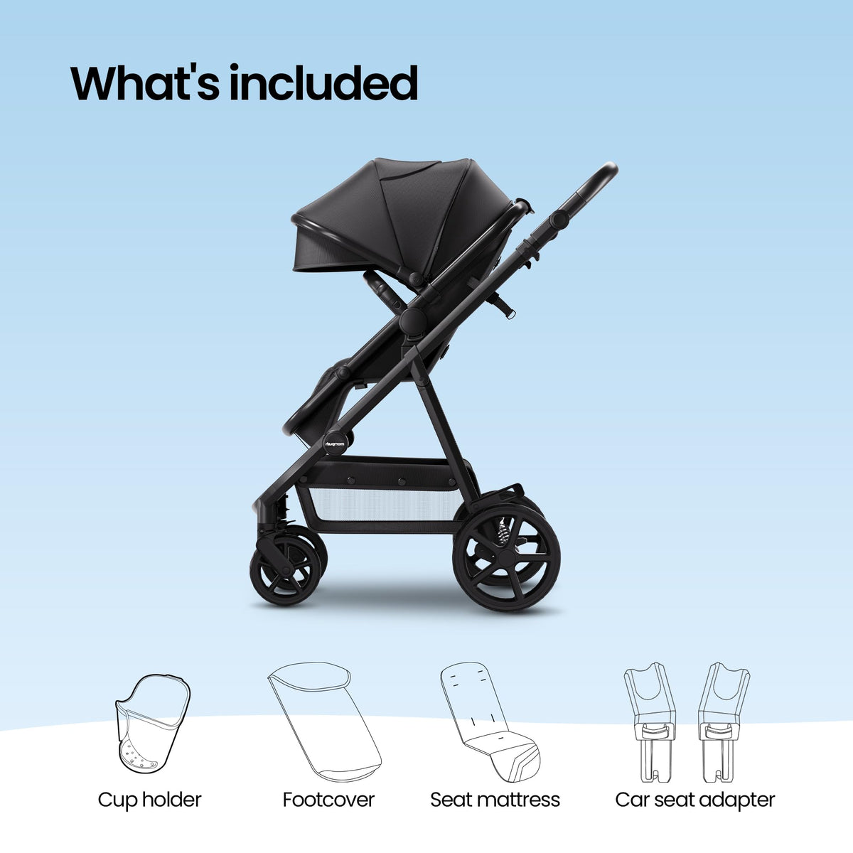 Baby Stroller with Car Seat Adapter K2802