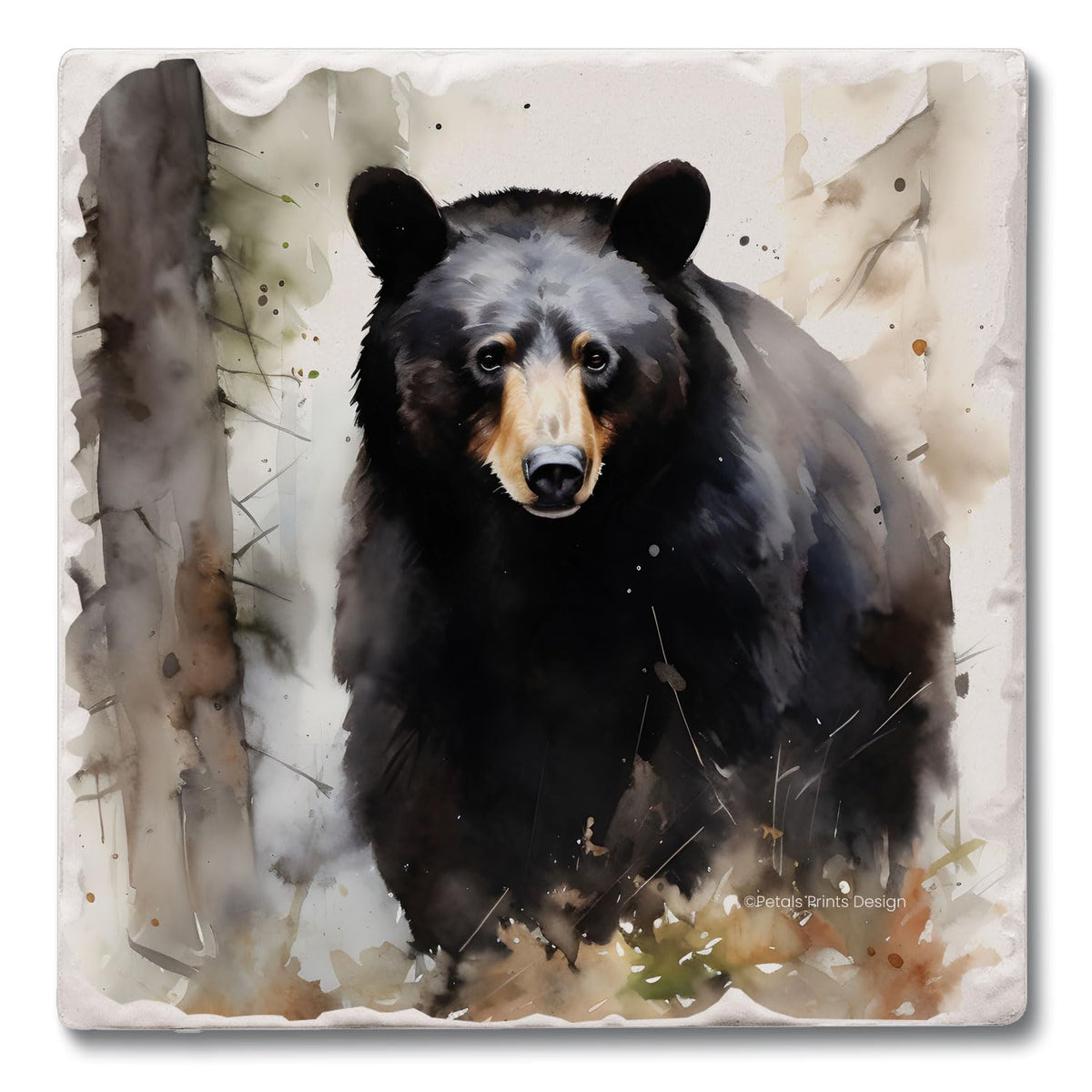 Absorbent Stone Coasters, Set of 4 P296