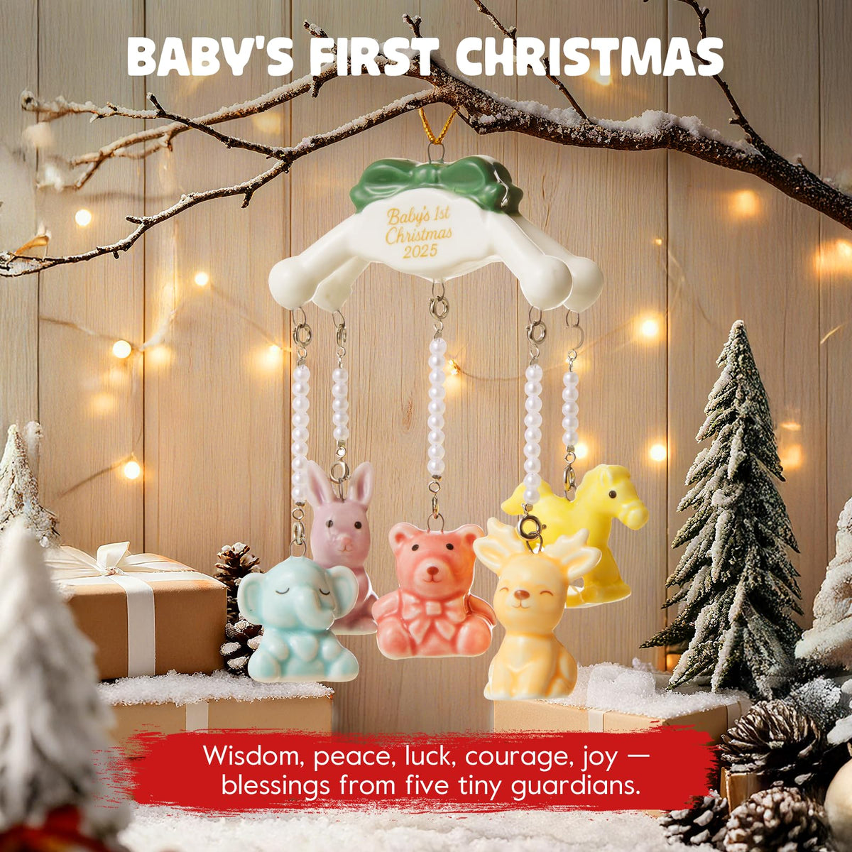 Baby's First Christmas Ornament 2025 O140125