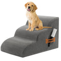 3-Steps Dog Stairs Ramp with Non-Slip Waterproof Fabric Cover K11709