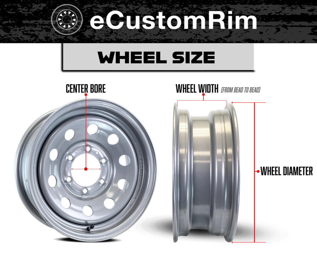 2-Pack Trailer Tire Rim Assembly 5.30-12 12 Inch Galvanized LRC D891