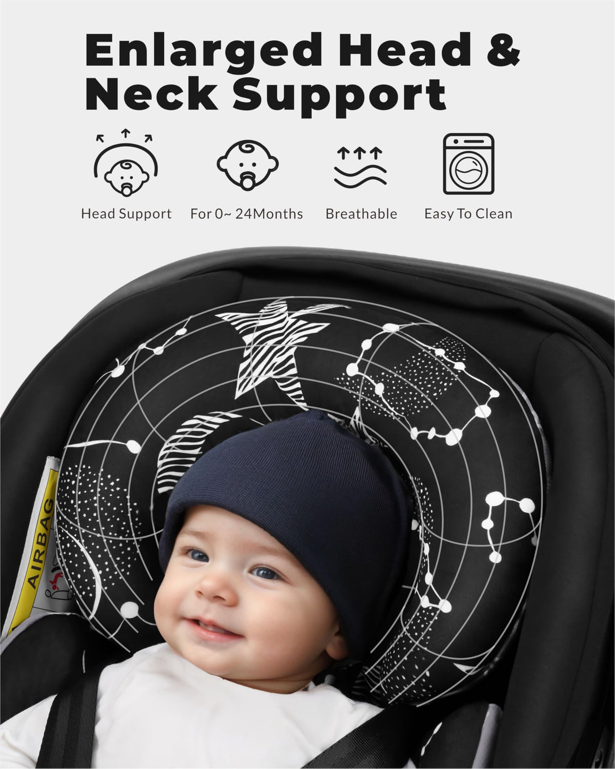 Infant Car Seat Insert with Removable Cushion X80749