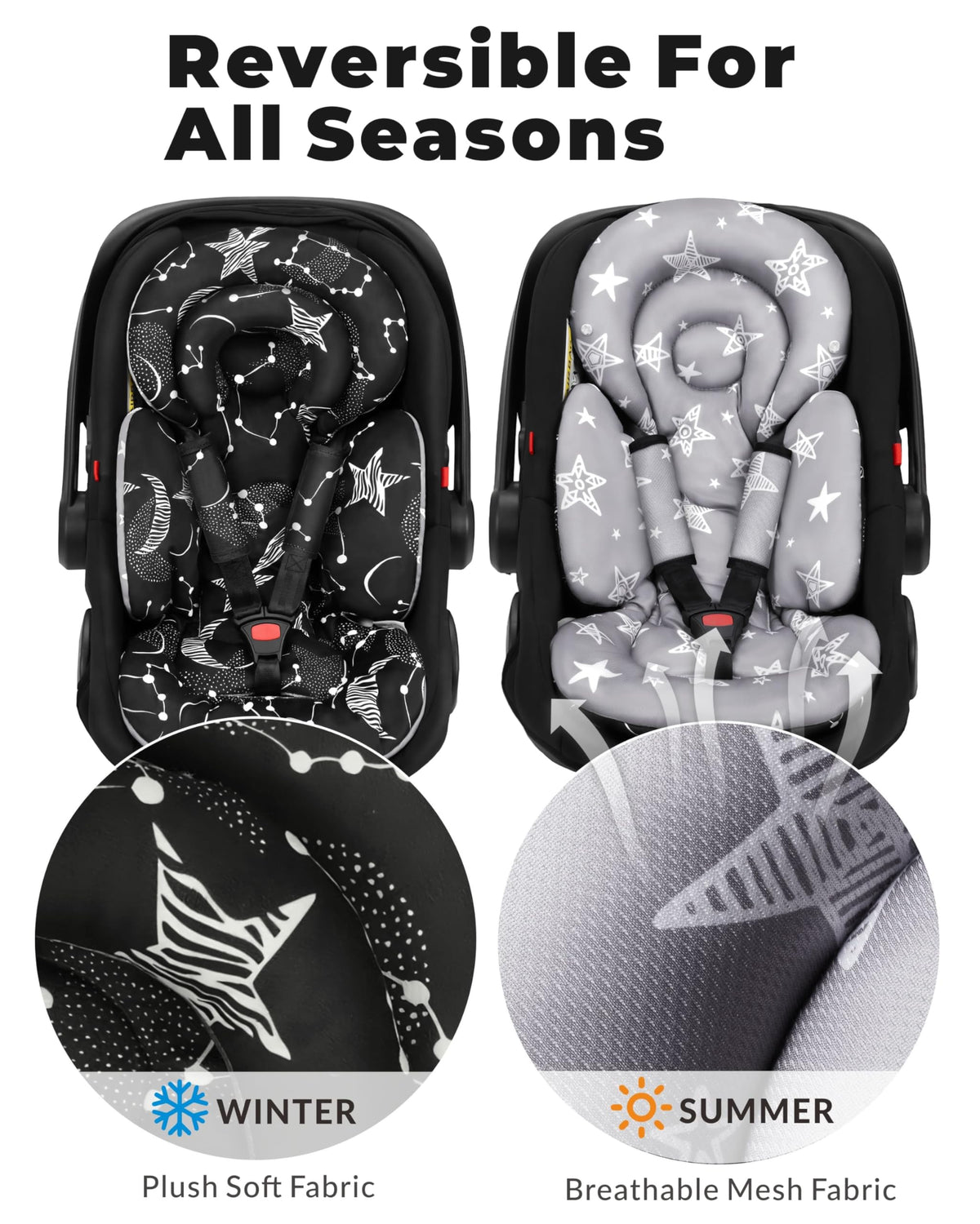 Infant Car Seat Insert with Removable Cushion X80749