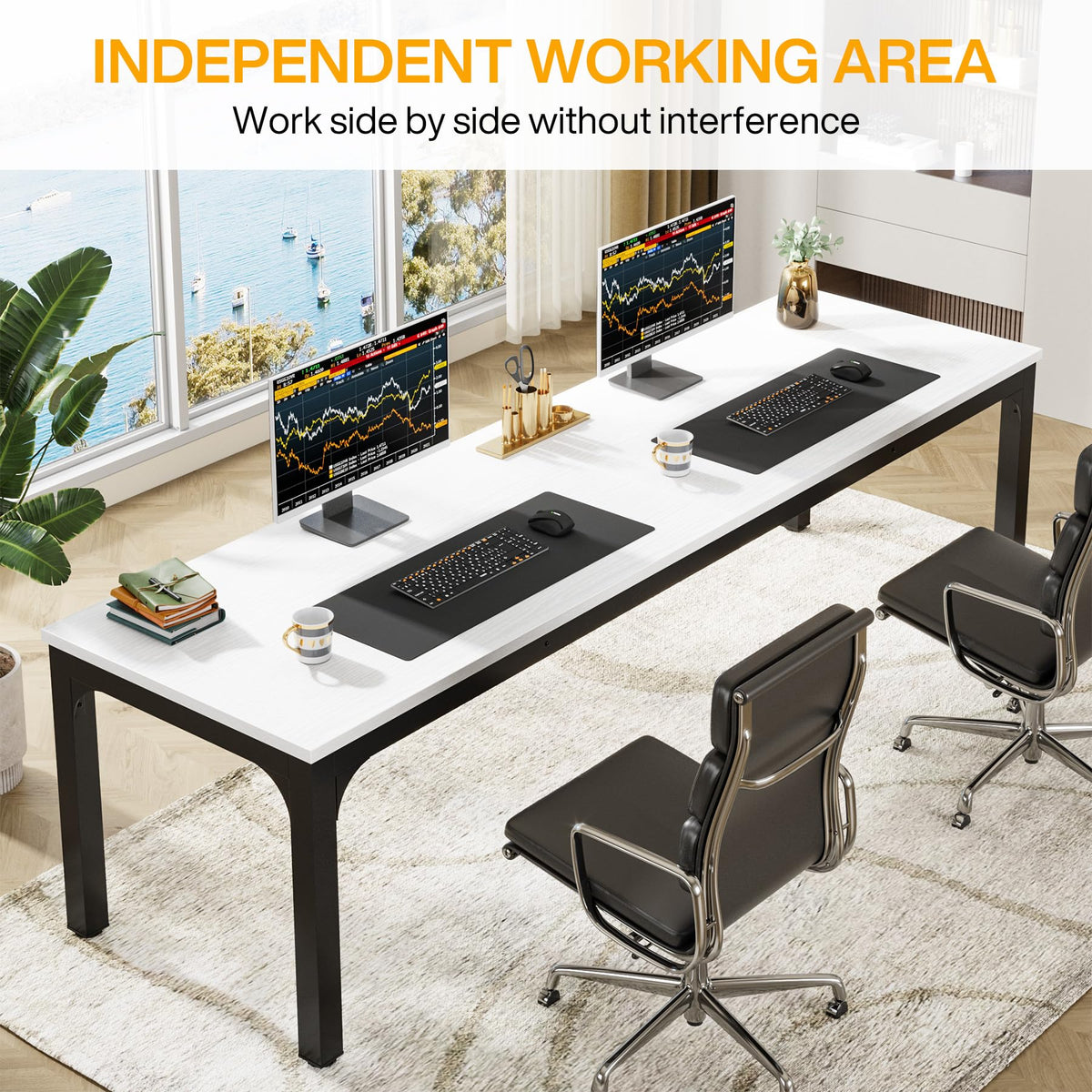 2-Person Computer Desk A642