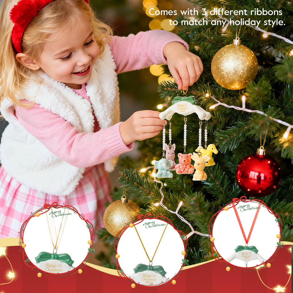 Baby's First Christmas Ornament 2025 O140125