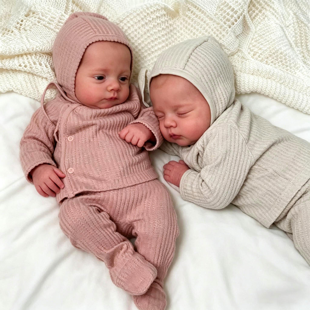 18 in Realistic Baby Dolls Twins with Accessories W569