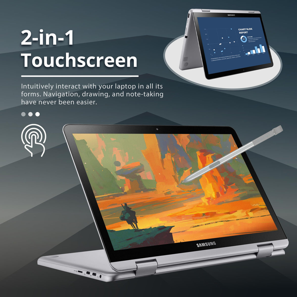 12.2" Touchscreen 2-in-1 Laptop T567