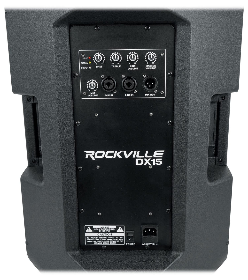 15" Active Powered DJ PA Speaker with 2-Channel Mixer L42337