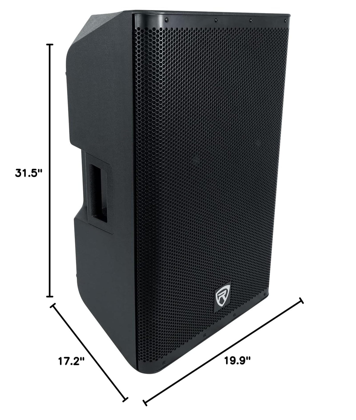15" Active Powered DJ PA Speaker with 2-Channel Mixer L42337