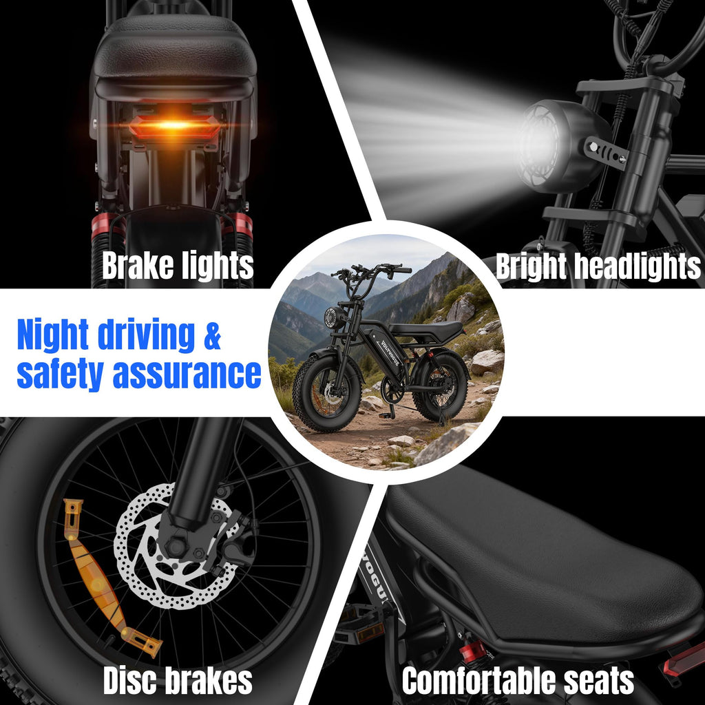 1500W Peak Motor Full Suspension Electric eBike F62314