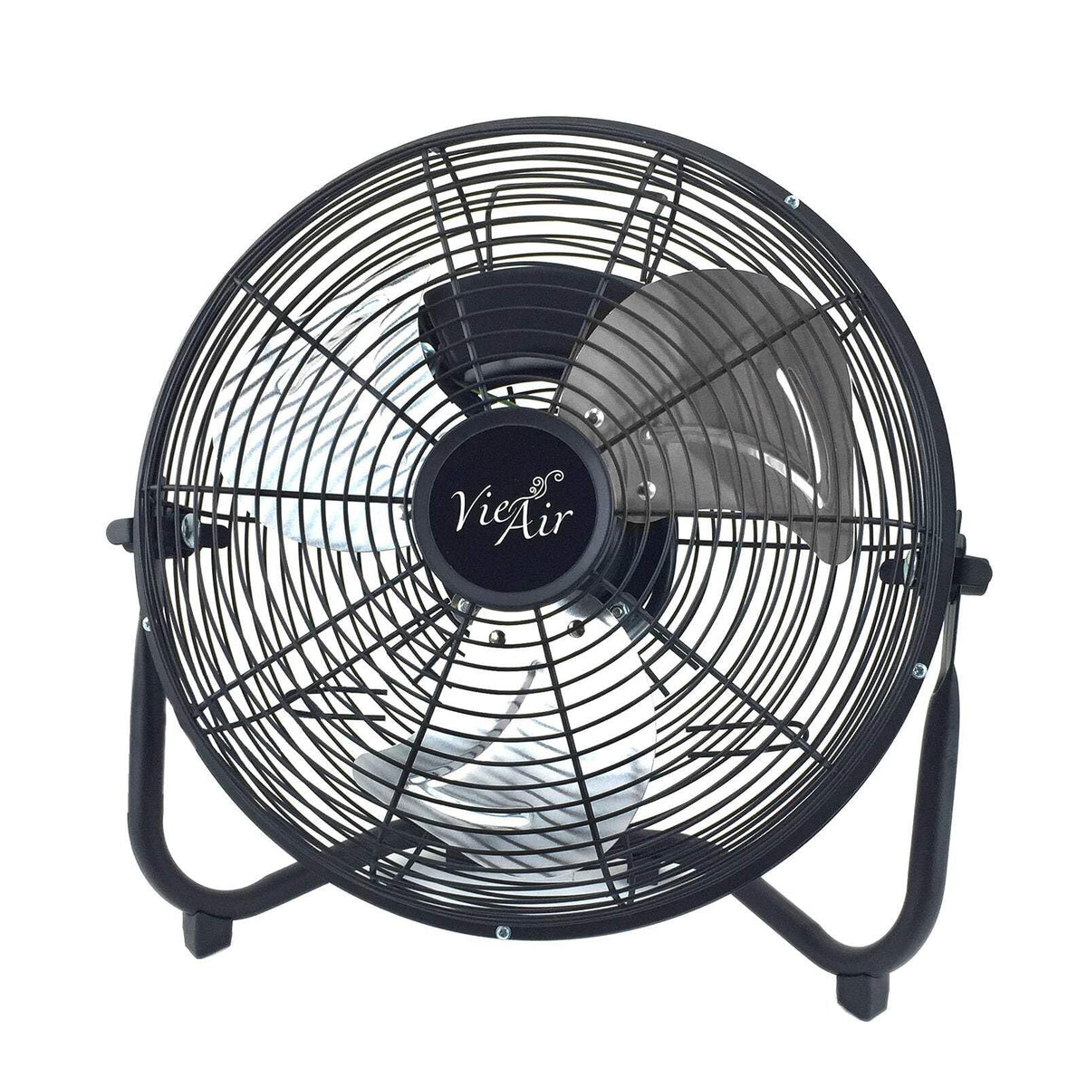 12 Inch Heavy Duty Metal Floor Fan, Black X4720