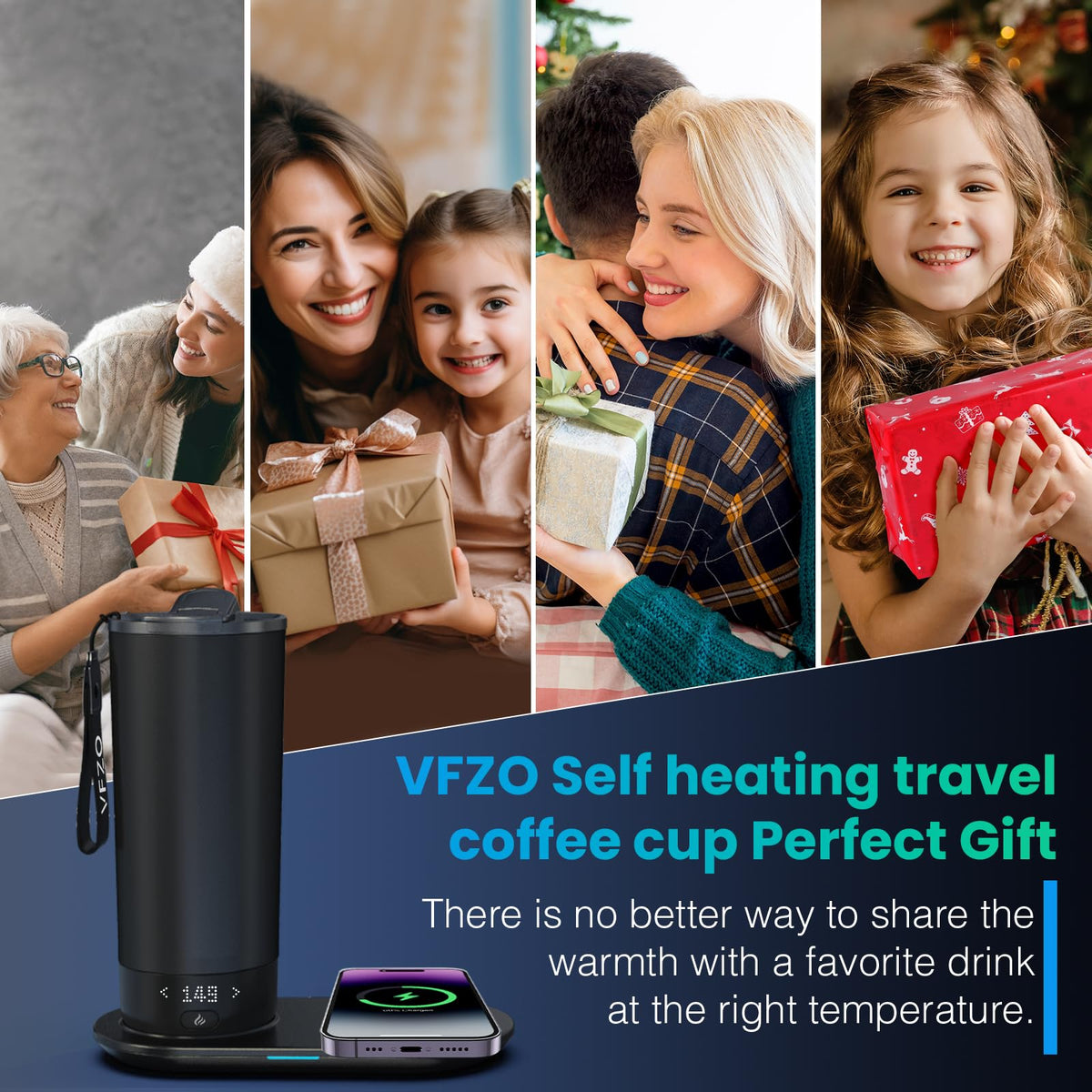 20 Oz Temperature Control Heated Travel Mug J415400