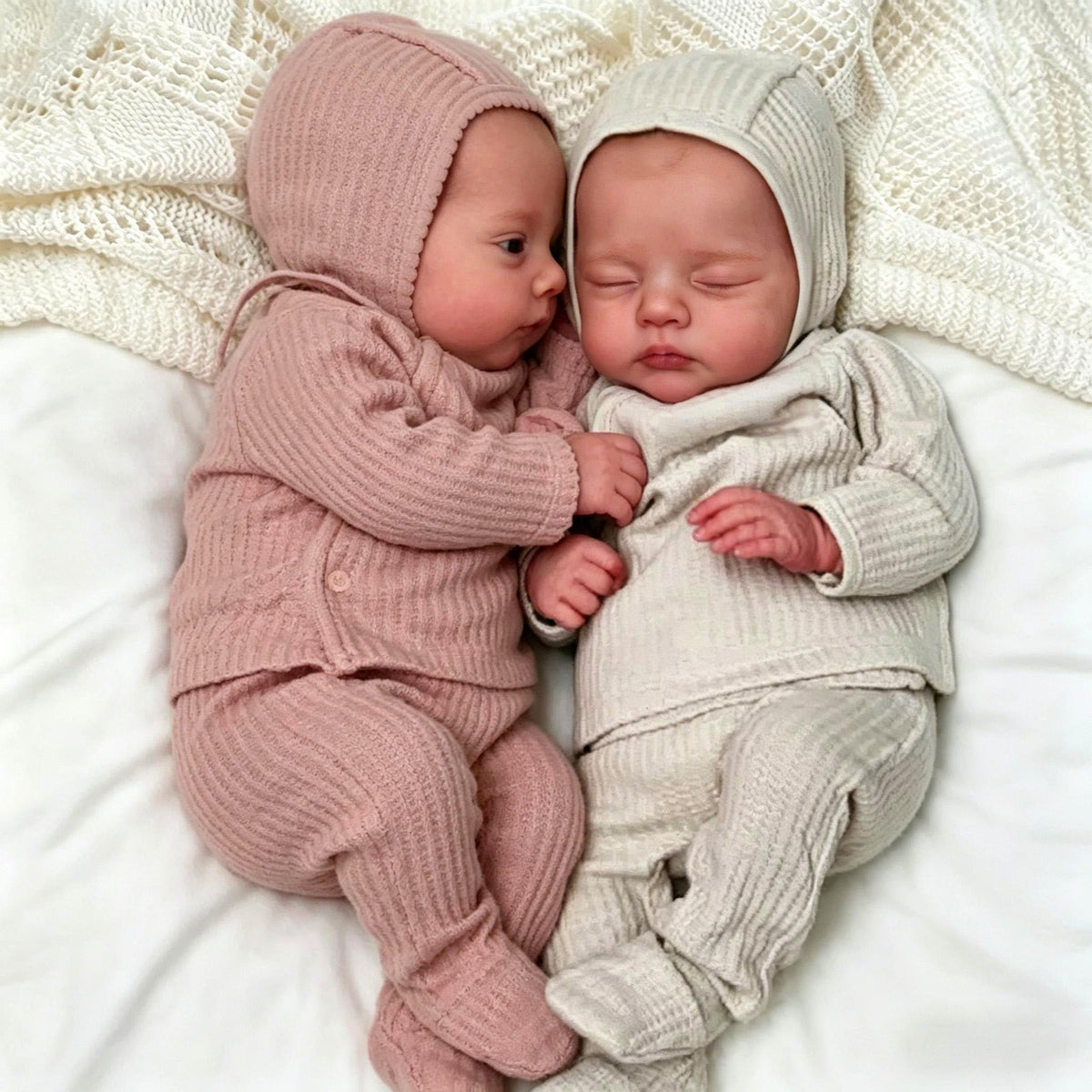 18 in Realistic Baby Dolls Twins with Accessories W569