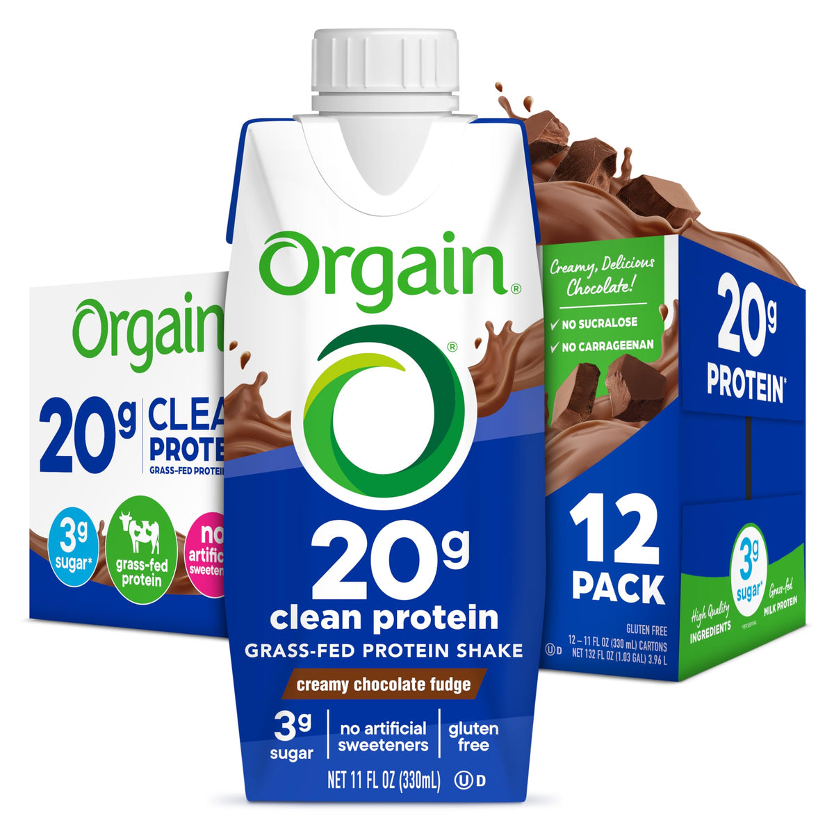 Chocolate High Protein Shake 11 oz 12pk M25392