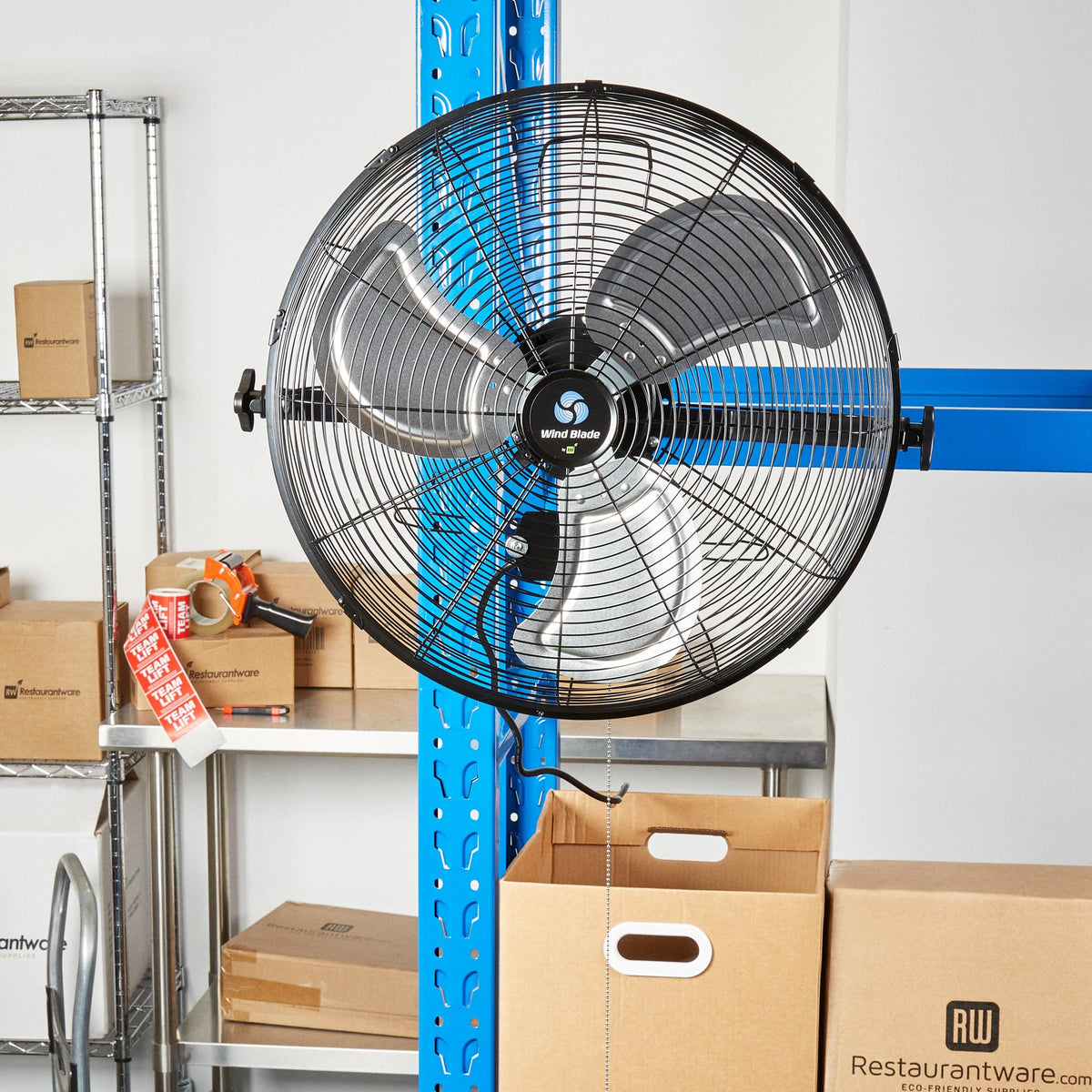 24 Inch Steel Industrial Wall-Mount Fan W45254